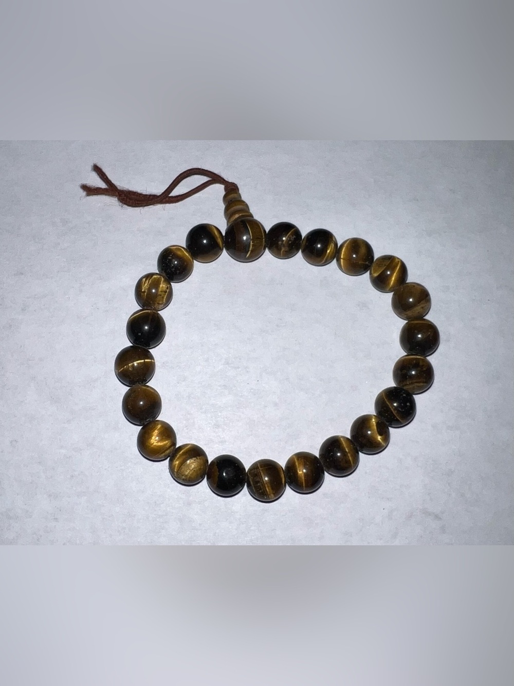 💥 Tiger Eye Beaded Unisex Stretch Bracelet Jewelry Accessory